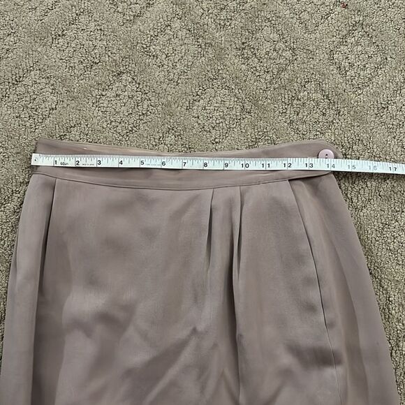 Pearl C 100% Wool Lined Skirt – Size 10 – Tan – Made in Hong Kong - Picture 4 of 7
